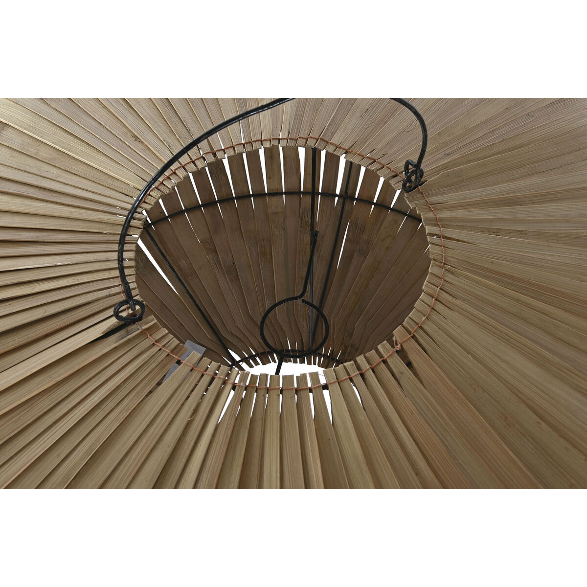 Abajur Home ESPRIT Natural Bambu 80 x 80 x 33 cm